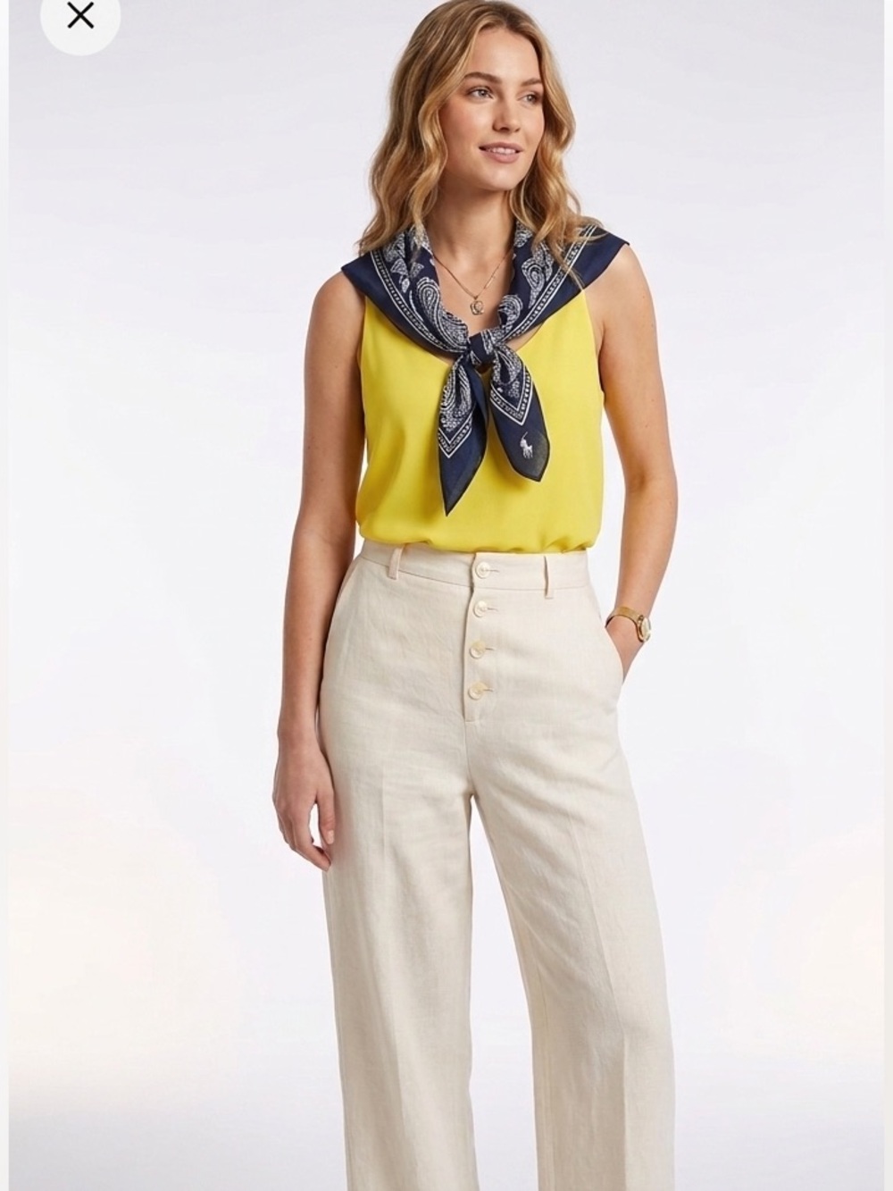 Topshop Yellow Cami